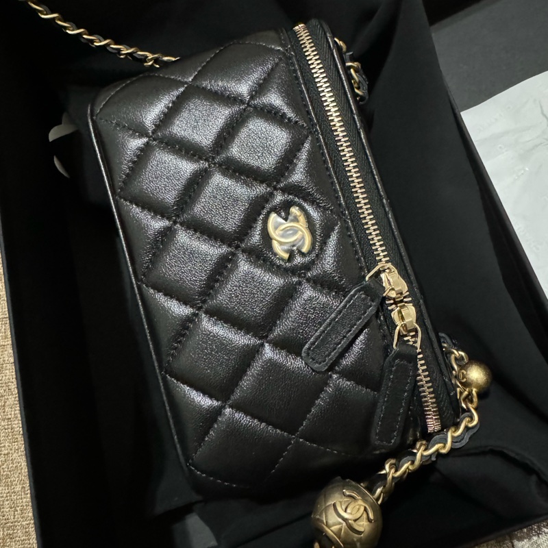 全新Chanel 24K金球長盒子-2
