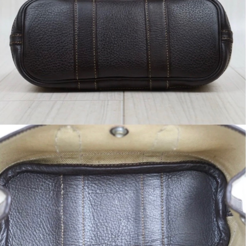 「JL精品代購」9新 Hermes 愛馬仕 Garden Party Neo 23 黑白熊貓 Mini花園 帆布-7