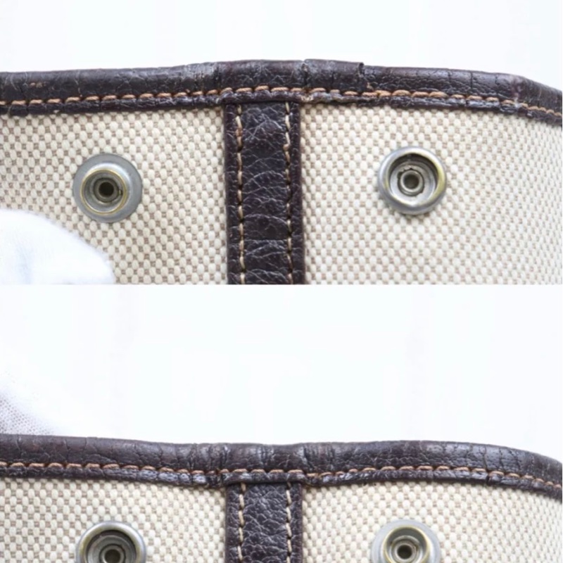 「JL精品代購」9新 Hermes 愛馬仕 Garden Party Neo 23 黑白熊貓 Mini花園 帆布-10