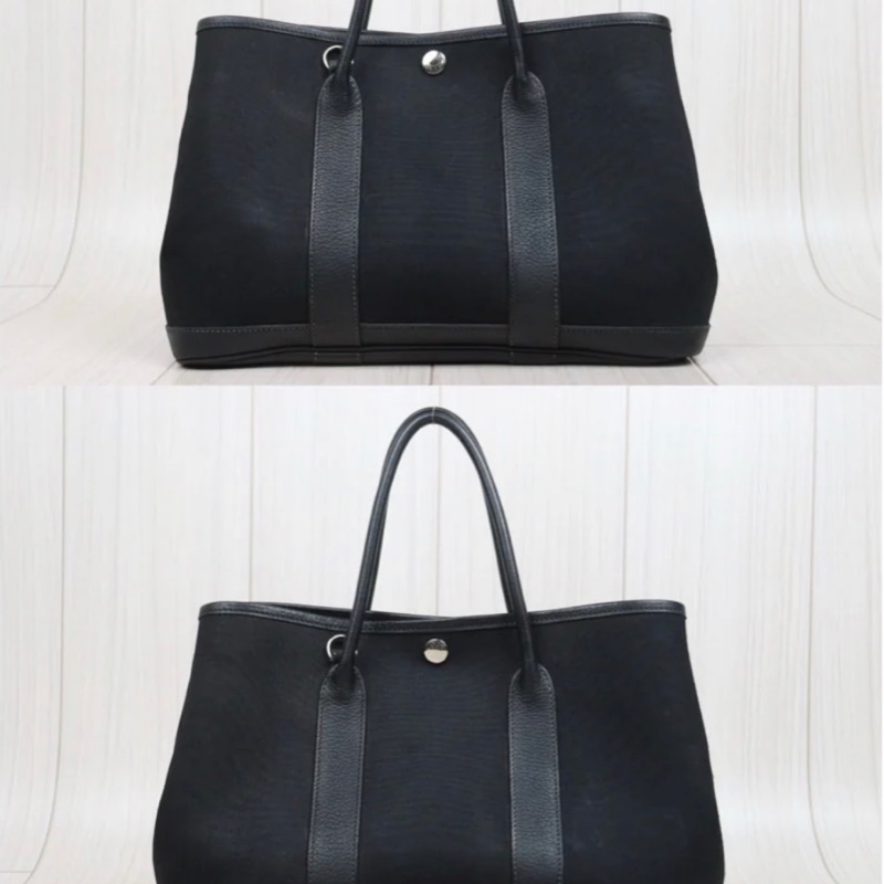 「JL精品代購」9新 Hermes 愛馬仕 黑花園30 （有肩背帶）-3