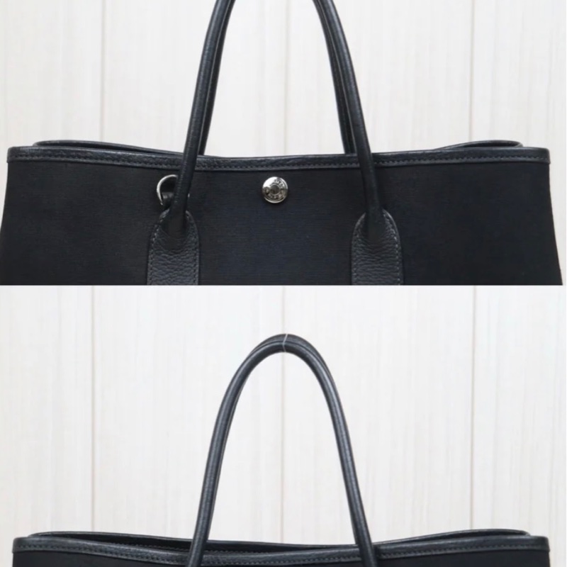 「JL精品代購」9新 Hermes 愛馬仕 黑花園30 （有肩背帶）-5