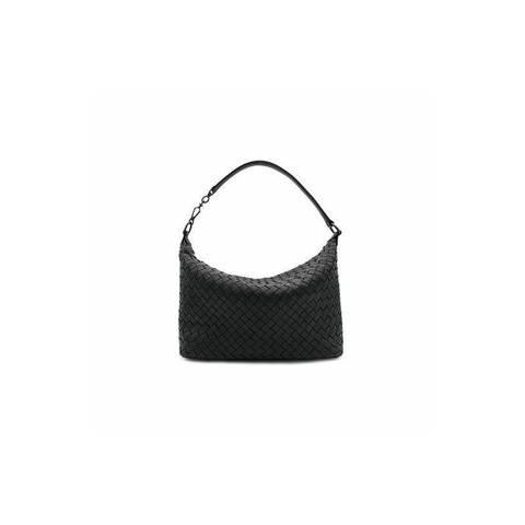 BOTTEGA VENETA Intrecciato 小號單肩包 黑色 V3UN1 1275
