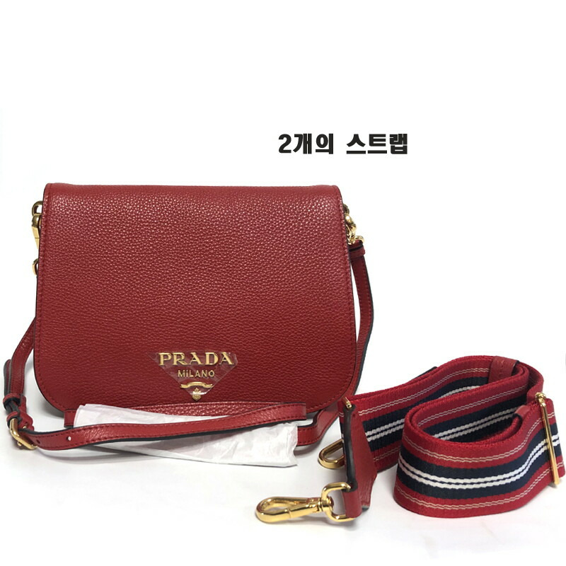 PRADA Daino 皮革肩背包 1BD274 2BBE F0EOO-9