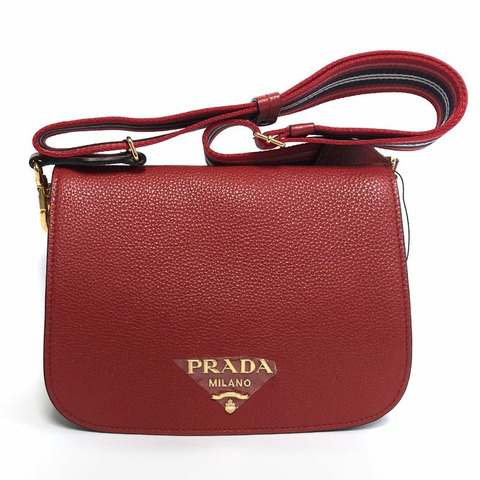 PRADA Daino 皮革肩背包 1BD274 2BBE F0EOO