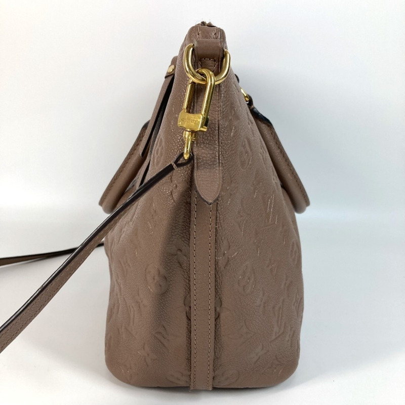 路易威登 M42325 Monogram Empreinte Motherine MM 手提包 2WAY 肩背/斜背包 女士皮革 米黃色-2