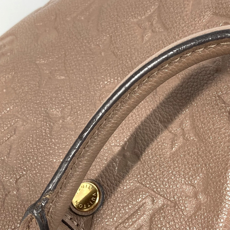 路易威登 M42325 Monogram Empreinte Motherine MM 手提包 2WAY 肩背/斜背包 女士皮革 米黃色-8