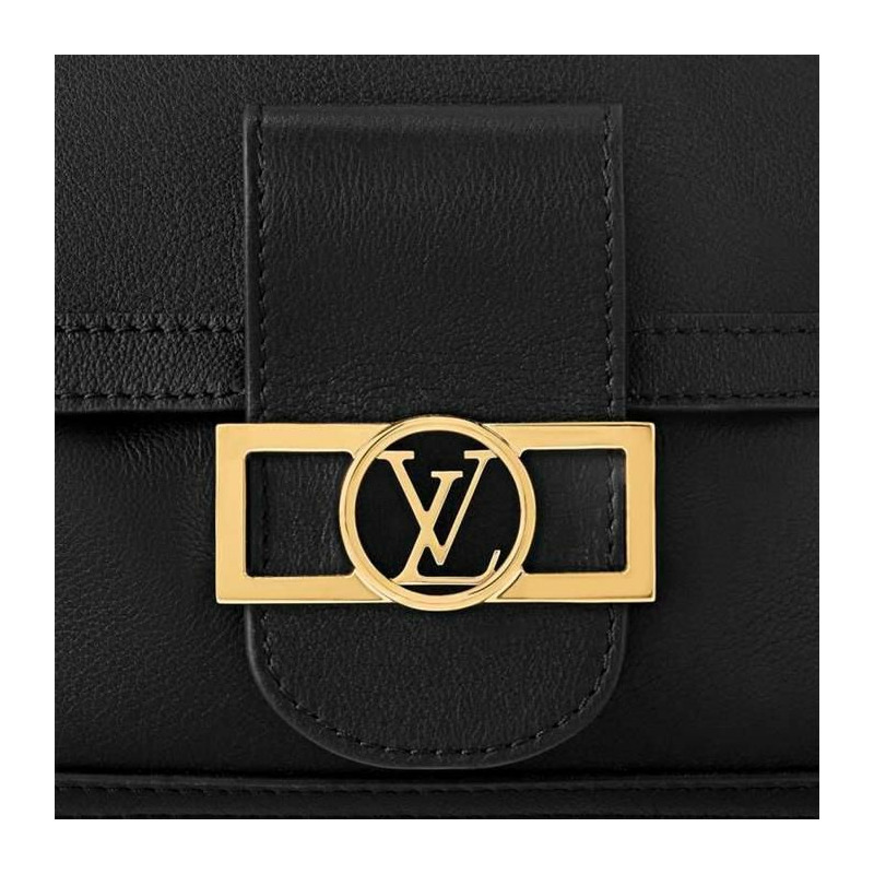 LOUIS VUITTON Dauphine Soft MM 黑色 M25209-13