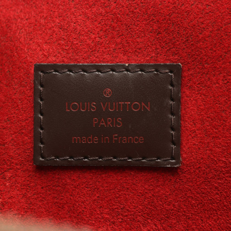 路易威登 Trevi GM Damier Ebene 手提包 N51998 PVC塗層帆布皮革棕色二手女士-3