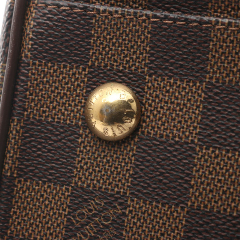 路易威登 Trevi GM Damier Ebene 手提包 N51998 PVC塗層帆布皮革棕色二手女士-7