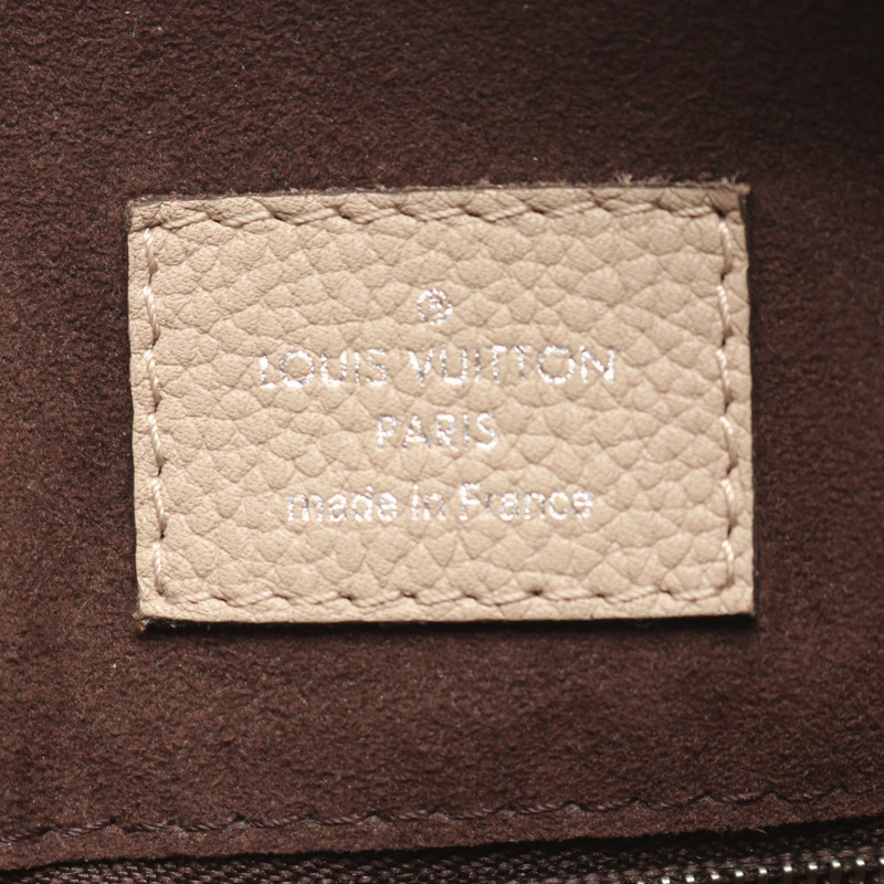 路易威登 Babylon ChainBB Mahina Galet 手提包 M51224 皮革 米色 米色 二手 女式-3