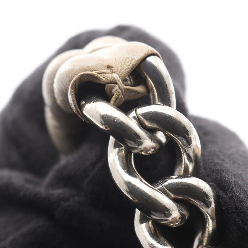 路易威登 Babylon ChainBB Mahina Galet 手提包 M51224 皮革 米色 米色 二手 女式-11