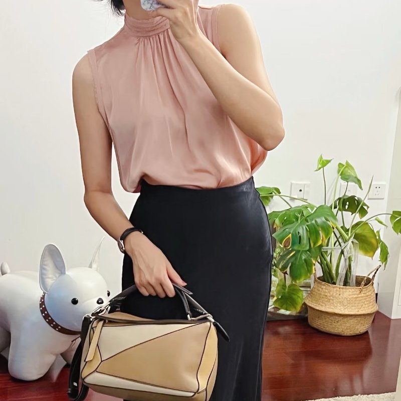 LOEWE Puzzle 拼圖小號手提斜背包25*15*10 98新配件塵袋-0