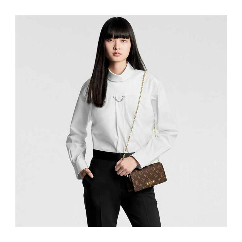 LOUIS VUITTON 鍊式皮夾 Lily Monogram M82509-17