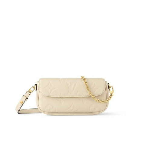 LOUIS VUITTON Ivy Empreinte 奶油色鏈條錢包 M82210