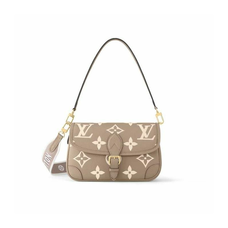 LOUIS VUITTON Diane 雙色 En Prent 霜 M46583-0