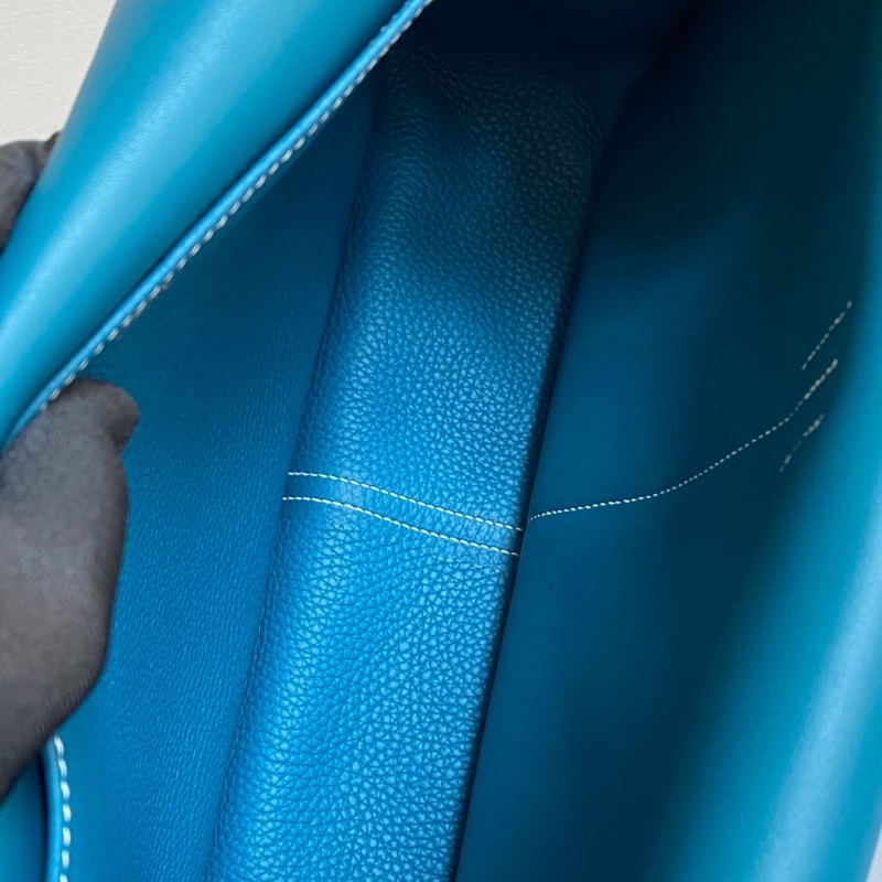 🌈Hermes💚Halzan 31💚W0海峽綠金扣🌈全新未使用🌈TC皮🌟愛馬仕🌟-3