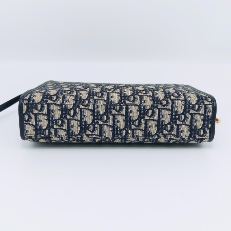 DIOR 蒙田30經典老花刺繡手拿包25. 5*19. 5*6.5 98新配件盒子塵袋吊牌-4