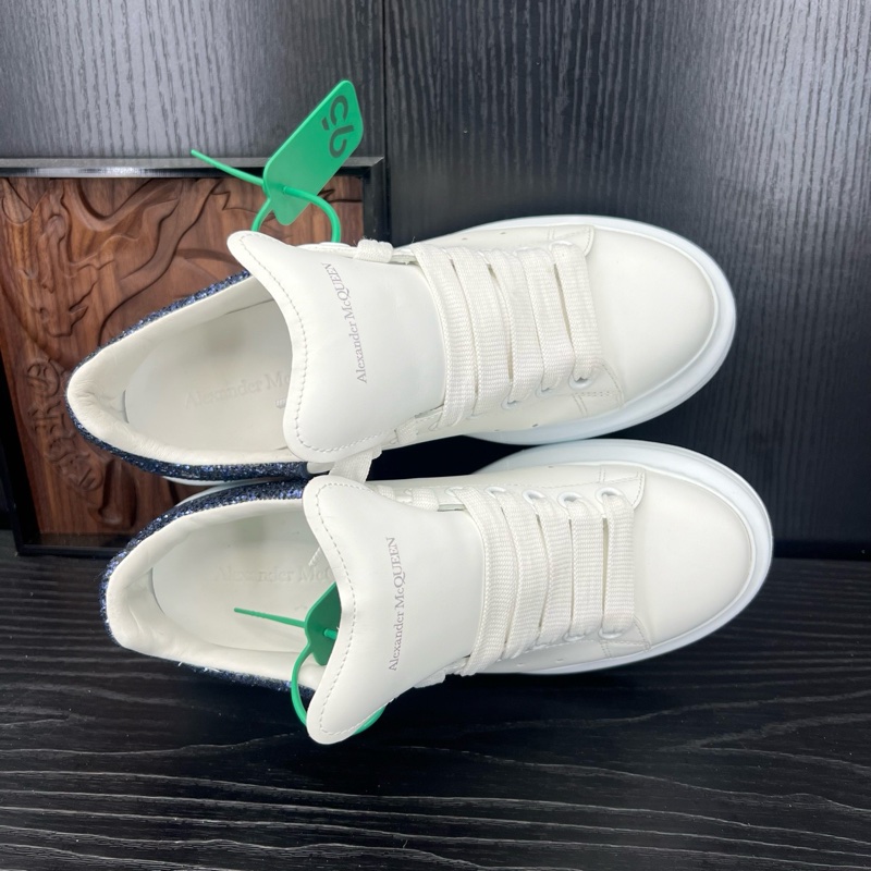 麥昆 白藍尾 亮片 碼數 38.5  98新-4