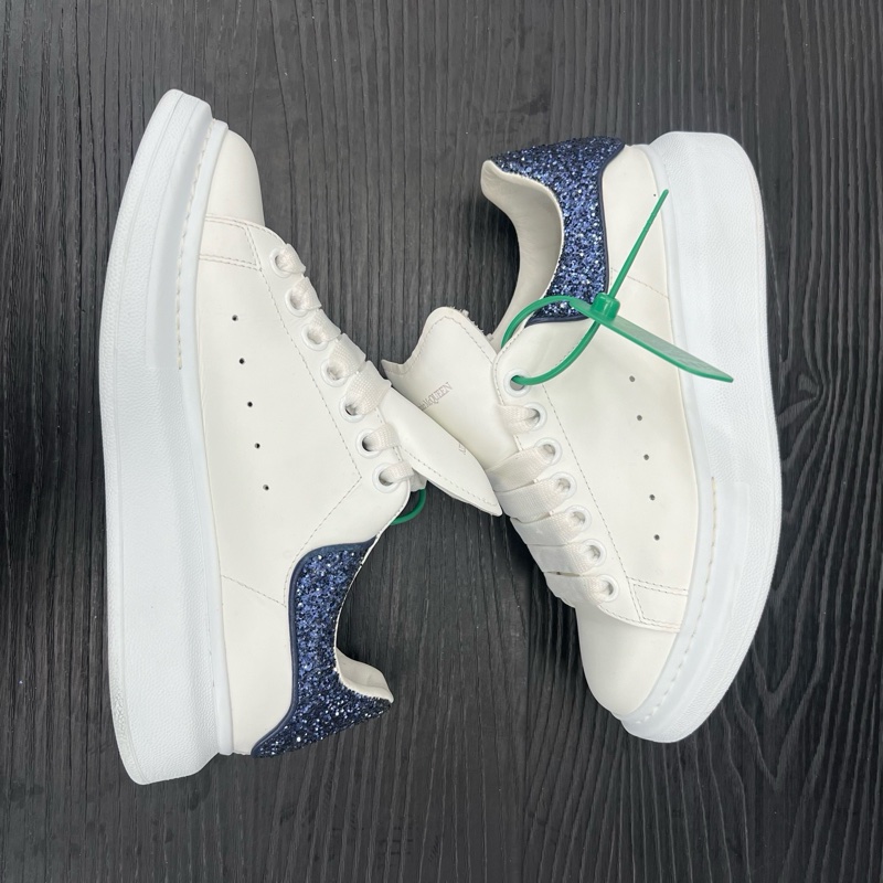 麥昆 白藍尾 亮片 碼數 38.5  98新-5