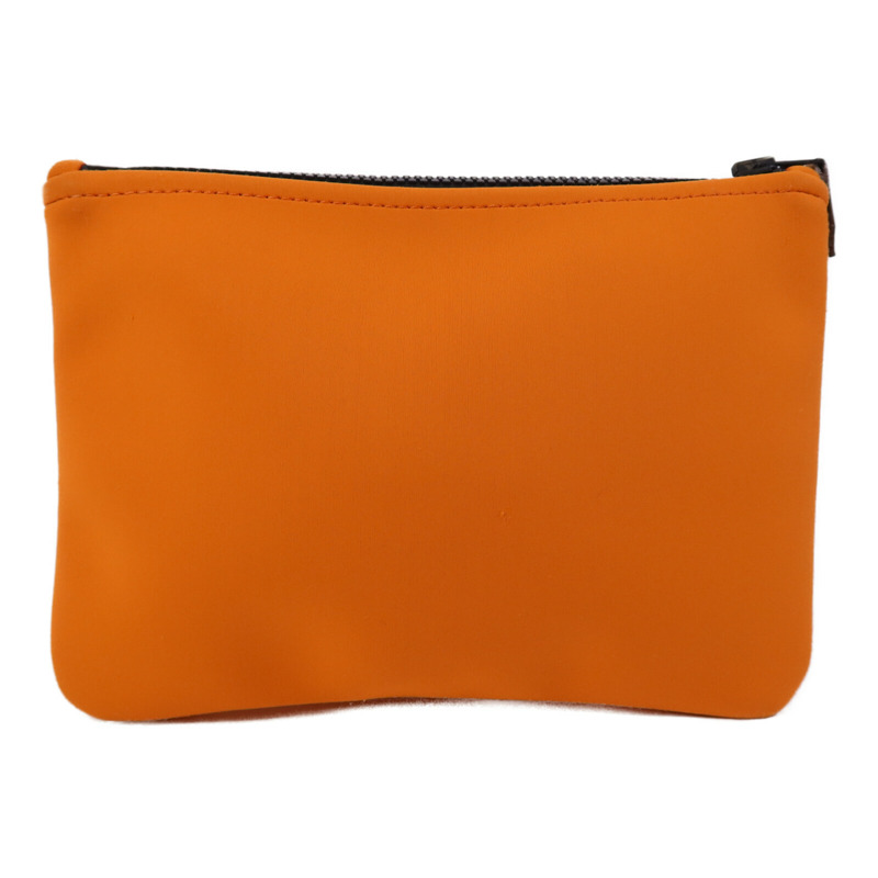 HERMES 尼龍Neobain手拿包Neo Orange-2
