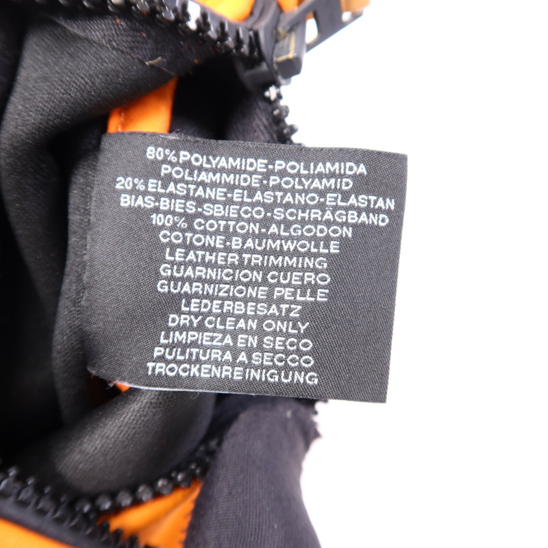 HERMES 尼龍Neobain手拿包Neo Orange-5