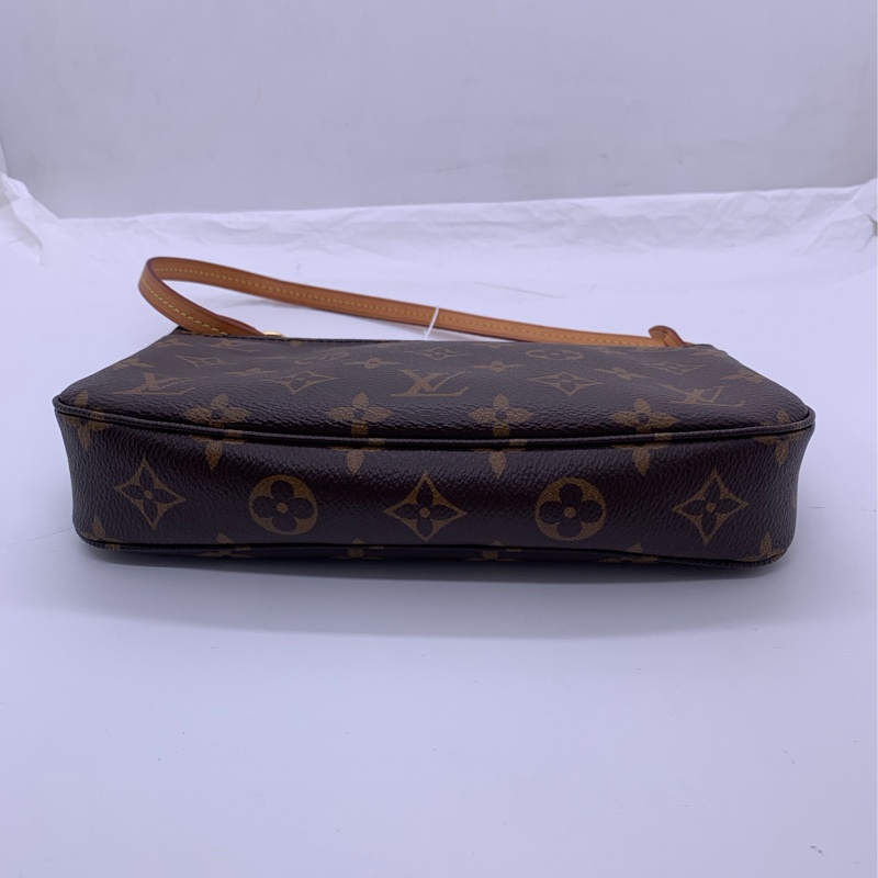 二手路易威登Lv老花麻將包大號，正常使用痕跡，配皮變色-19