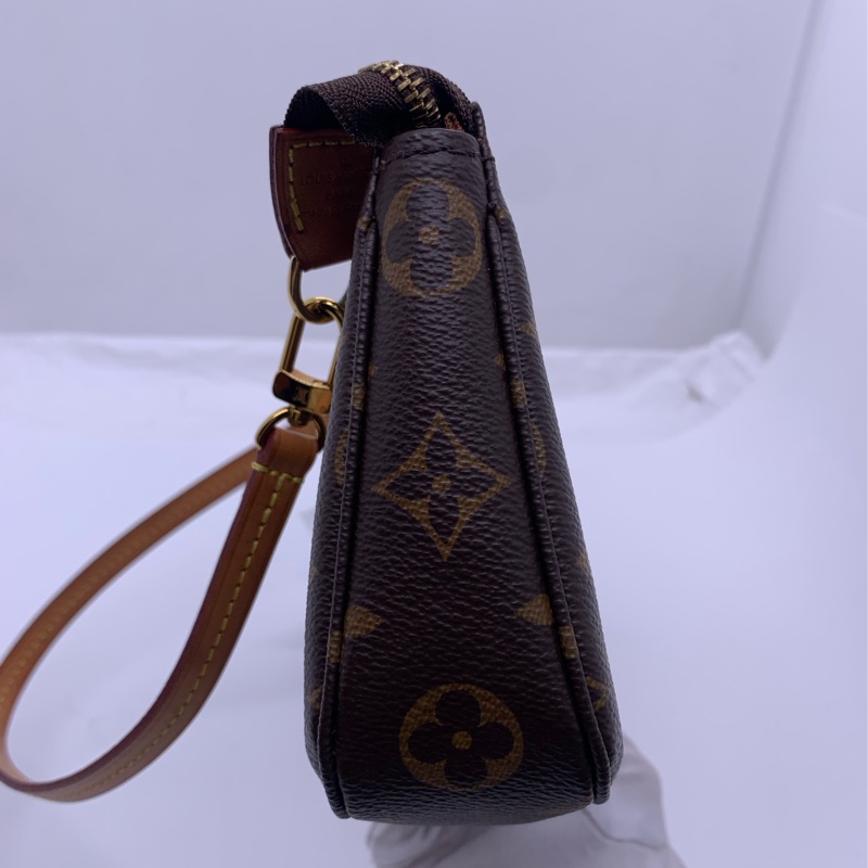 二手路易威登Lv老花麻將包大號，正常使用痕跡，配皮變色-21