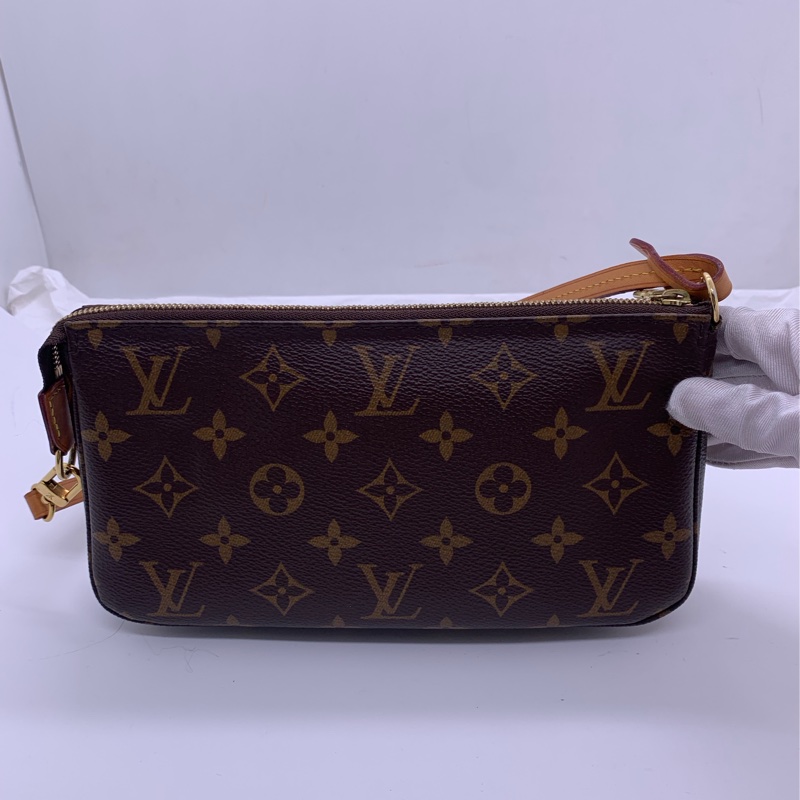 二手路易威登Lv老花麻將包大號，正常使用痕跡，配皮變色-22