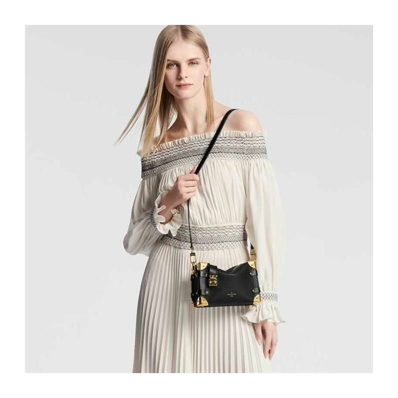 LOUIS VUITTON 側行李箱 PM 黑色 M23817-15