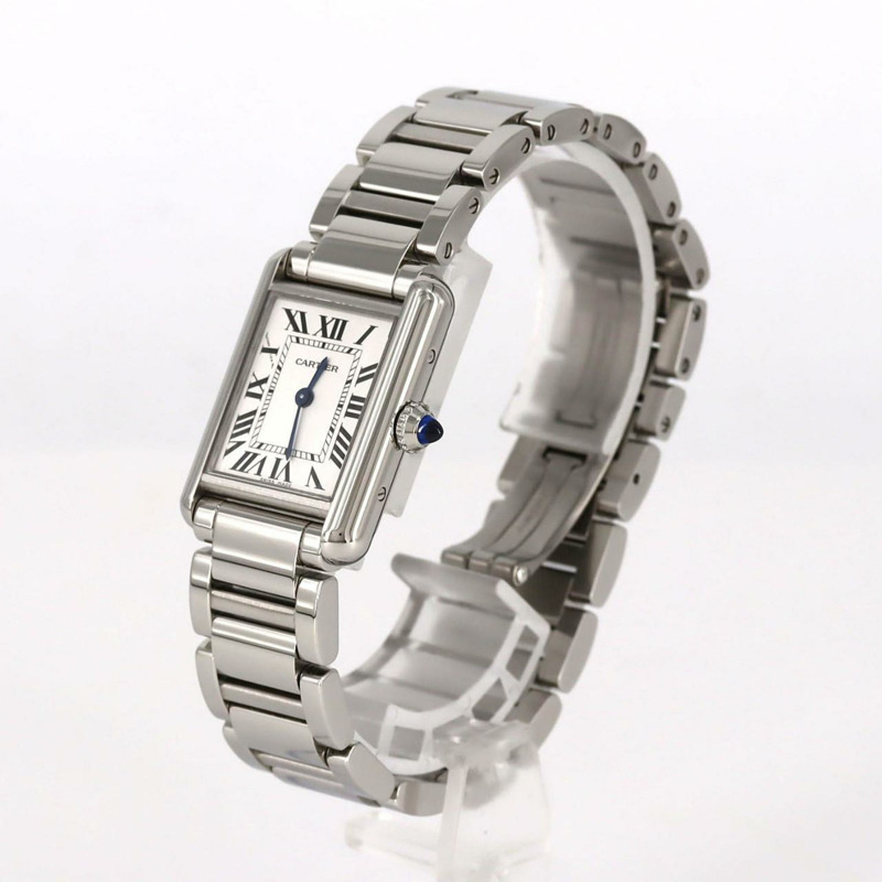 卡地亞 Tank Must SM WSTA0051 不鏽鋼石英錶-1