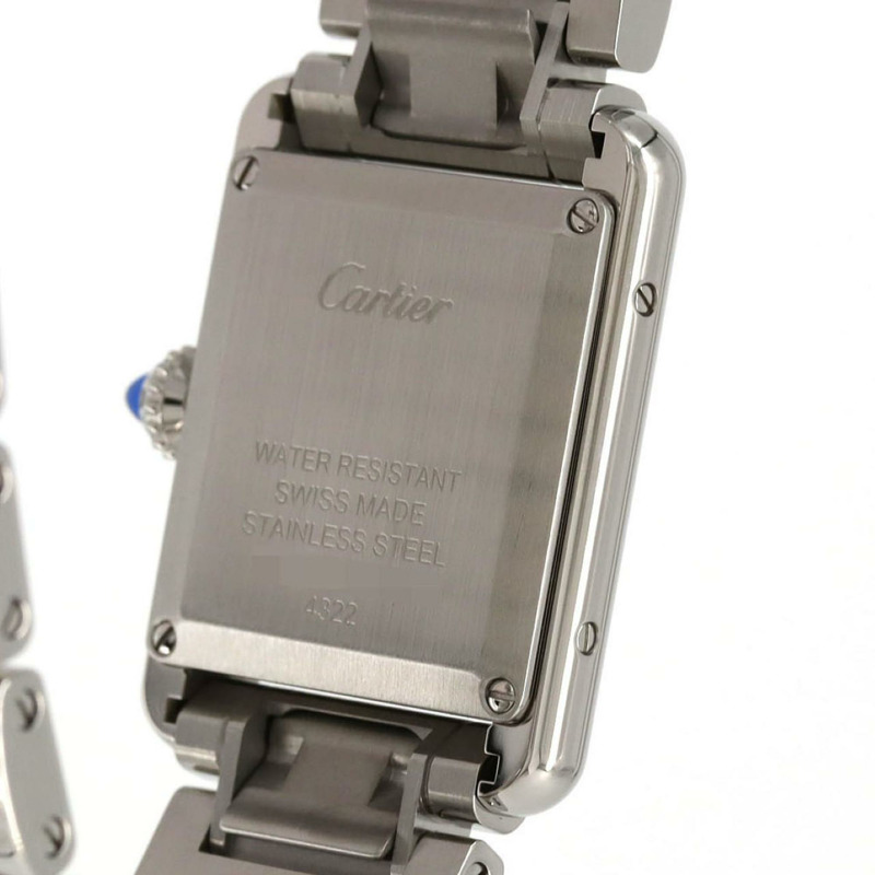 卡地亞 Tank Must SM WSTA0051 不鏽鋼石英錶-5