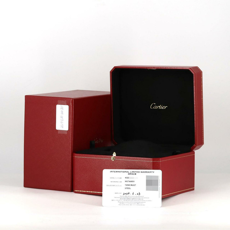 卡地亞 Tank Must SM WSTA0051 不鏽鋼石英錶-7
