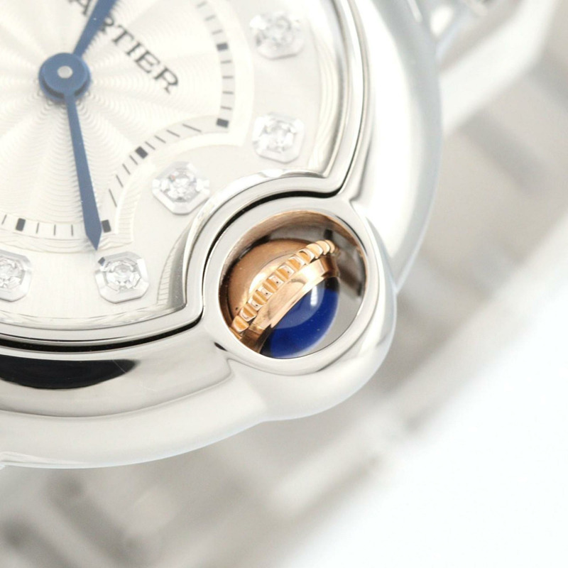 卡地亞 Ballon Bleu SM PG 組合 11P WE902030 SSxPG 石英錶-3