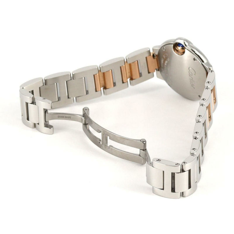 卡地亞 Ballon Bleu SM PG 組合 11P WE902030 SSxPG 石英錶-6