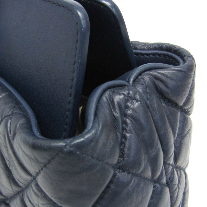 香奈兒 Matelasse Portobello 手提包 女士真皮單肩包，海軍藍-9