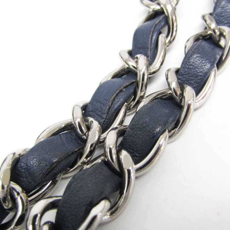 香奈兒 Matelasse Portobello 手提包 女士真皮單肩包，海軍藍-11