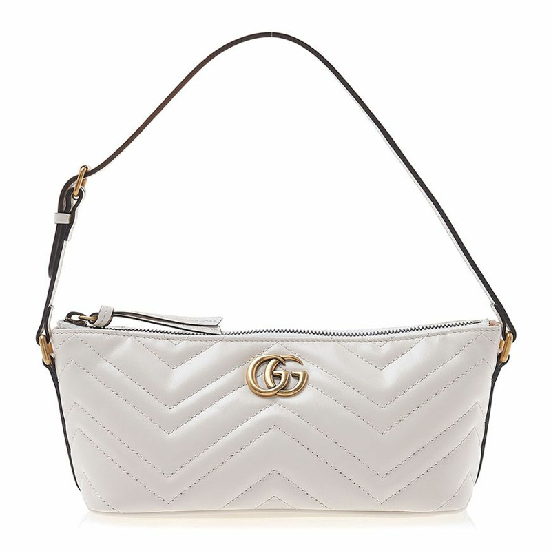 GUCCI GG Marmont 馬特拉塞凸紋單肩包 739166 AABZB 9022-0