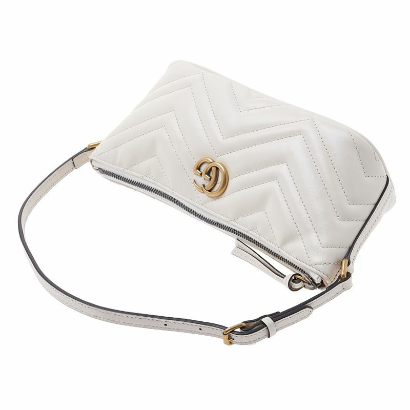GUCCI GG Marmont 馬特拉塞凸紋單肩包 739166 AABZB 9022-3