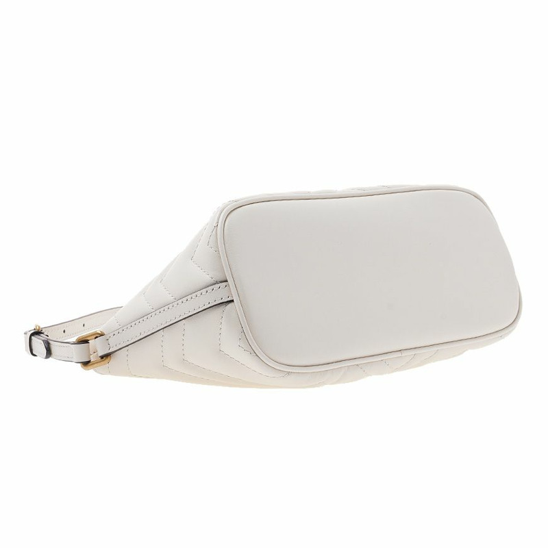 GUCCI GG Marmont 馬特拉塞凸紋單肩包 739166 AABZB 9022-4