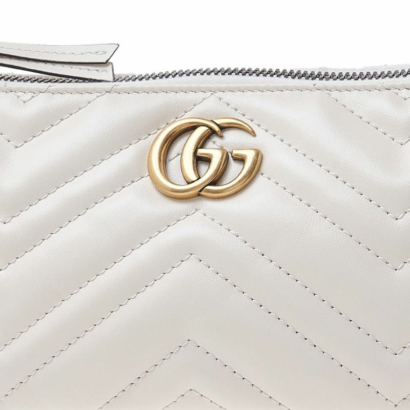 GUCCI GG Marmont 馬特拉塞凸紋單肩包 739166 AABZB 9022-5