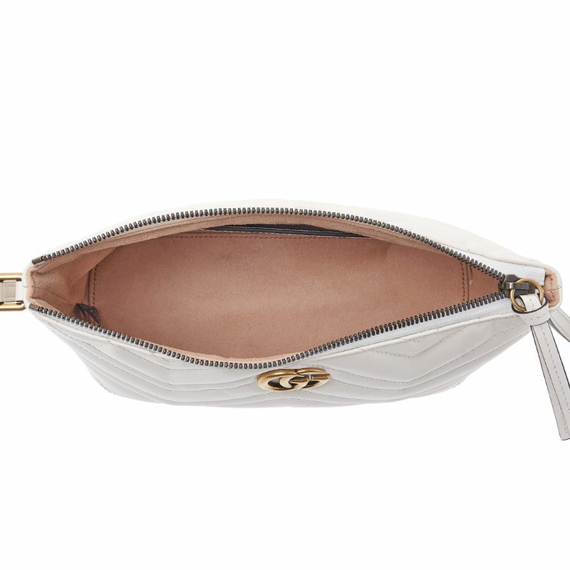 GUCCI GG Marmont 馬特拉塞凸紋單肩包 739166 AABZB 9022-9