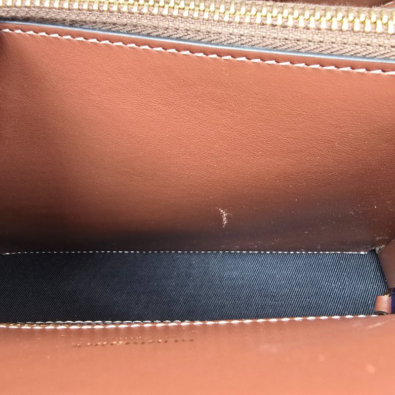 Burberry 巴寶莉 新款迷你 Vintage 格紋 雙提把 Title 手提包 肩背包-10