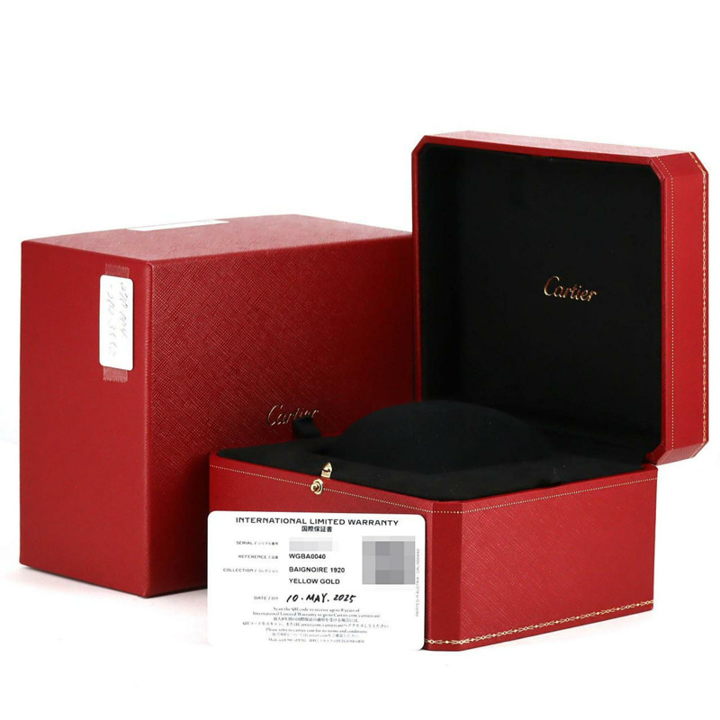 卡地亞 Baignoire Mini YG WGBA0040 石英錶-7