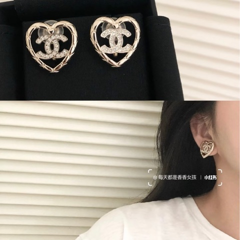 全新閒置Chanel 耳夾