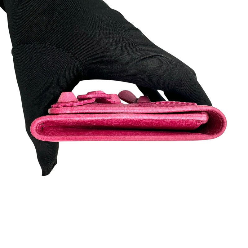 【美收精品】BALENCIAGA 粉色city錢包 C-80【隔月月中將轉賣至日本 上架期限30天】-2