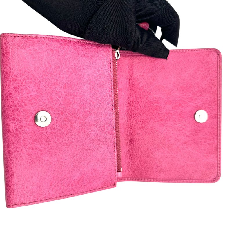 【美收精品】BALENCIAGA 粉色city錢包 C-80【隔月月中將轉賣至日本 上架期限30天】-4