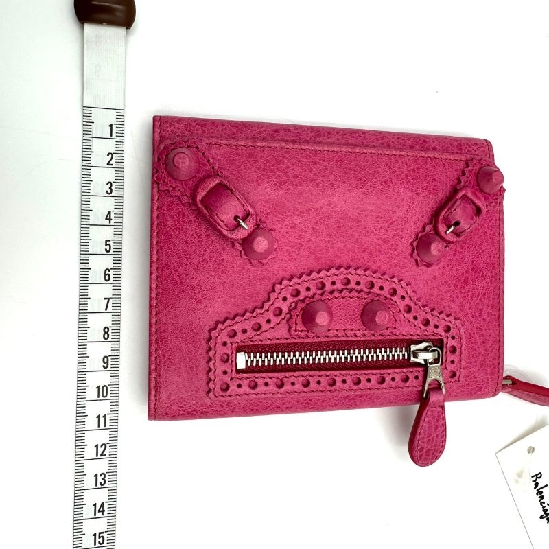 【美收精品】BALENCIAGA 粉色city錢包 C-80【隔月月中將轉賣至日本 上架期限30天】-9