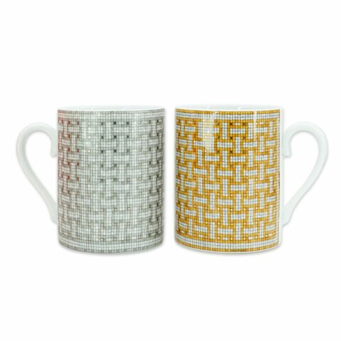 Hermes Mosaique au 24 幾何圖形陶瓷馬克杯(多色)