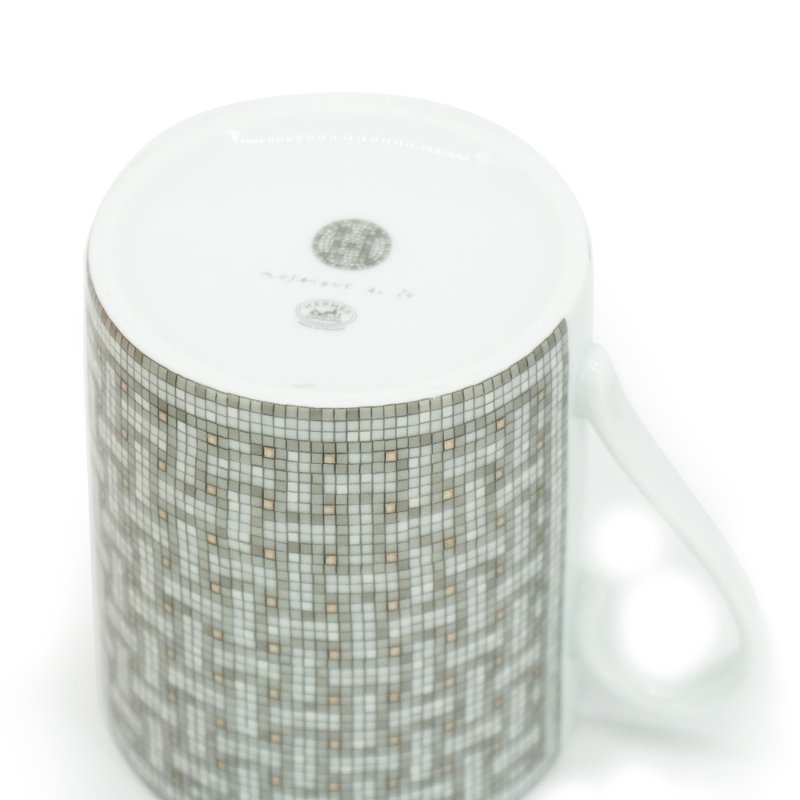 Hermes Mosaique au 24 幾何圖形陶瓷馬克杯(多色)-1