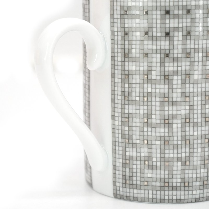 Hermes Mosaique au 24 幾何圖形陶瓷馬克杯(多色)-3